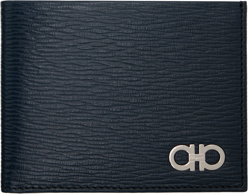 Plånbok FERRAGAMO ID Window Wallet Mörkblå | 744853