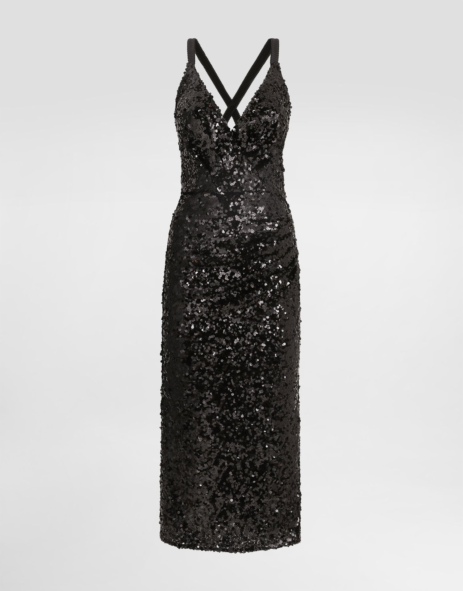 Klä Dolce & Gabbana Sequined Dress Collection Svart | F6H7MTHLMZMN0000, 0