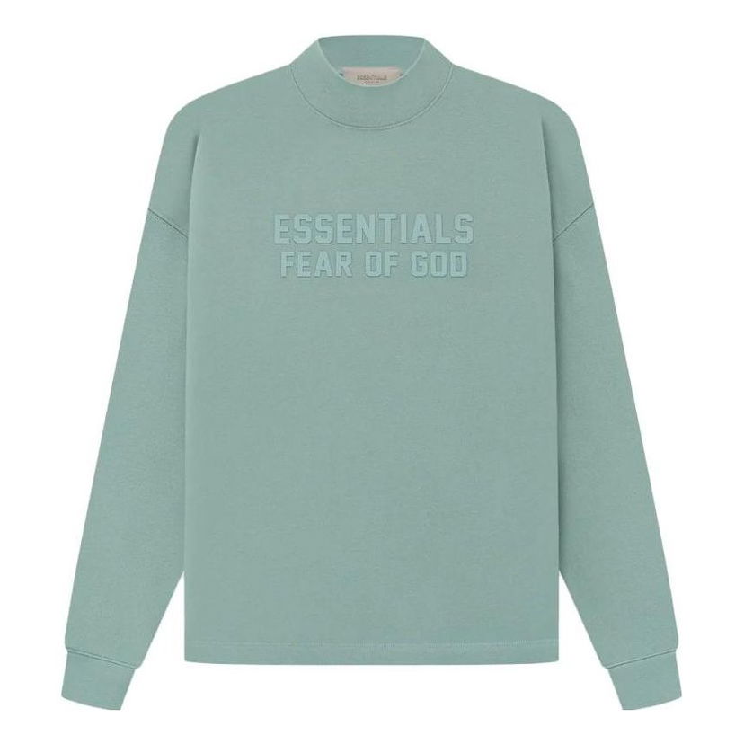Sweater Fear of God Essentials Relaxed Crewneck Grön | FOG-SS23-023