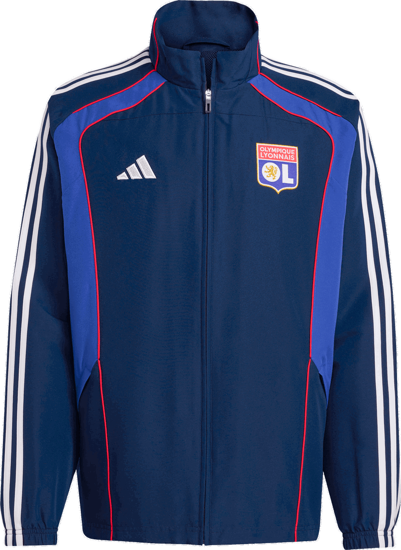 Jacka adidas Originals Olympique Lyonnais Training Jacket Mörkblå | jl8061