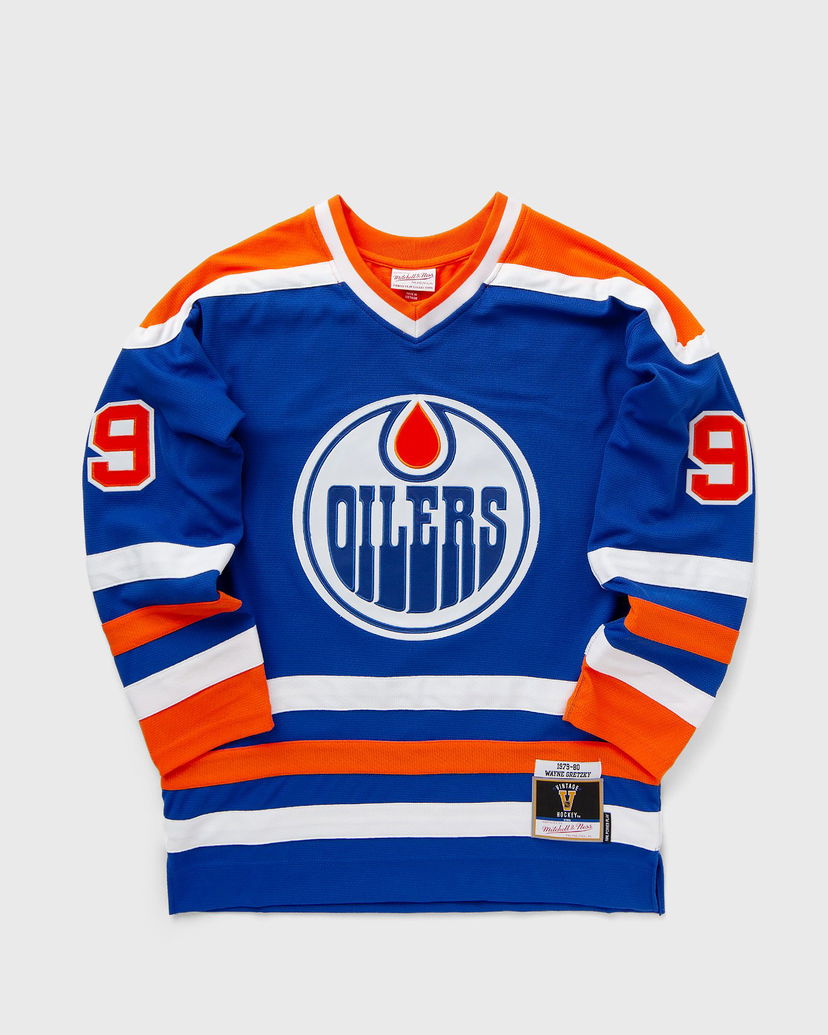 Jersey Mitchell & Ness NHL Edmonton Oilers 1979 WAYNE GRETZKY #99 Jersey Blå | JY8745-EDOROYA