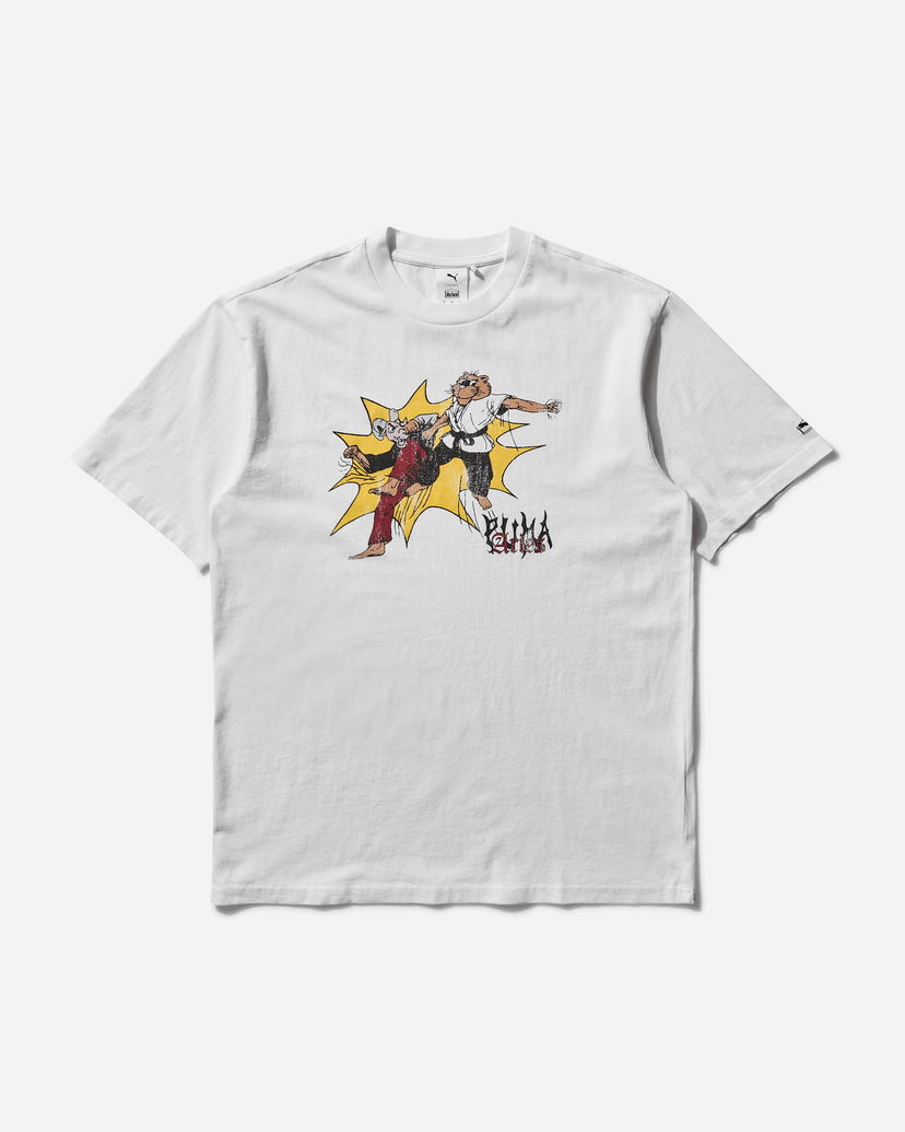 T-shirt Puma Aries Graphic T-Shirt Vit | 629495-02
