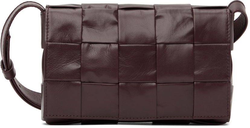 Axelväska Bottega Veneta Bottega Veneta Small Cassette Bag Bourgogne | 717587-VCQ71