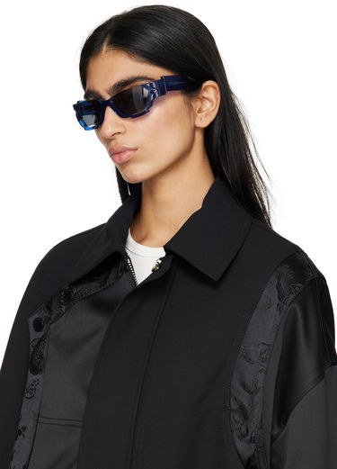 Solglasögon Feng Chen Wang Feng Chen Wang Deconstructed Sunglasses Blå | SSE-WS02-BLC, 3