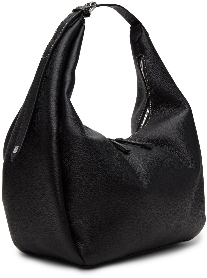 Tygpåse TOTEME Leather Shoulder Bag Svart | 233-9106-613, 1