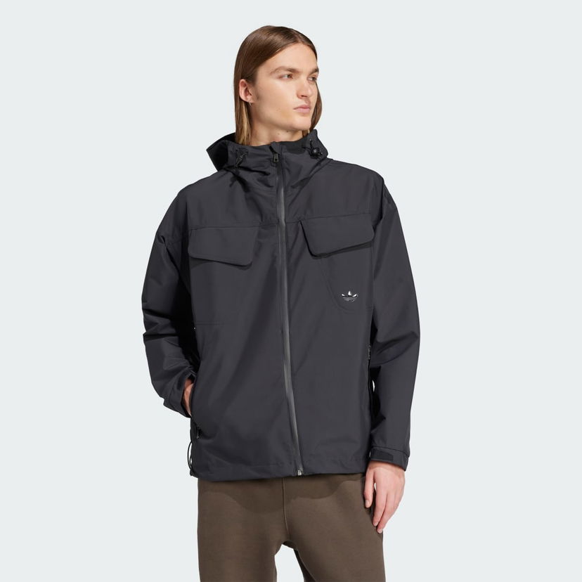 Jacka adidas Performance Premium Essentials Water-Repellent Jacket Svart | JD2110