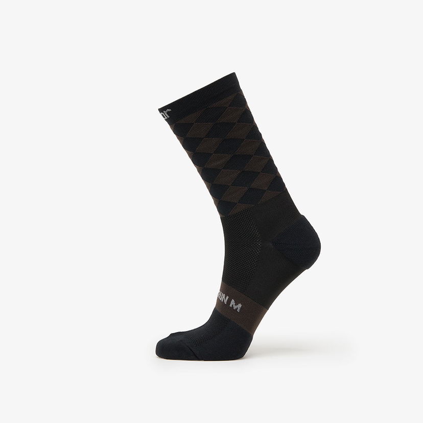 Strumpor Soar Running SOAR Running Diamond Crew Socks Svart | SS25-SA3MW-BLK/BRO