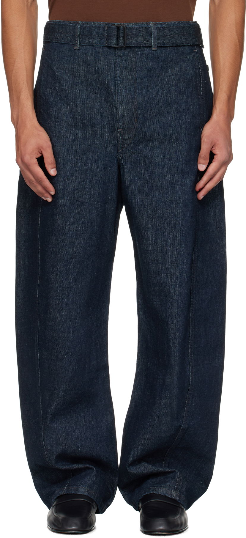Jeans LEMAIRE Lemaire Twisted Belted Jeans Blå | PA326 LD1056