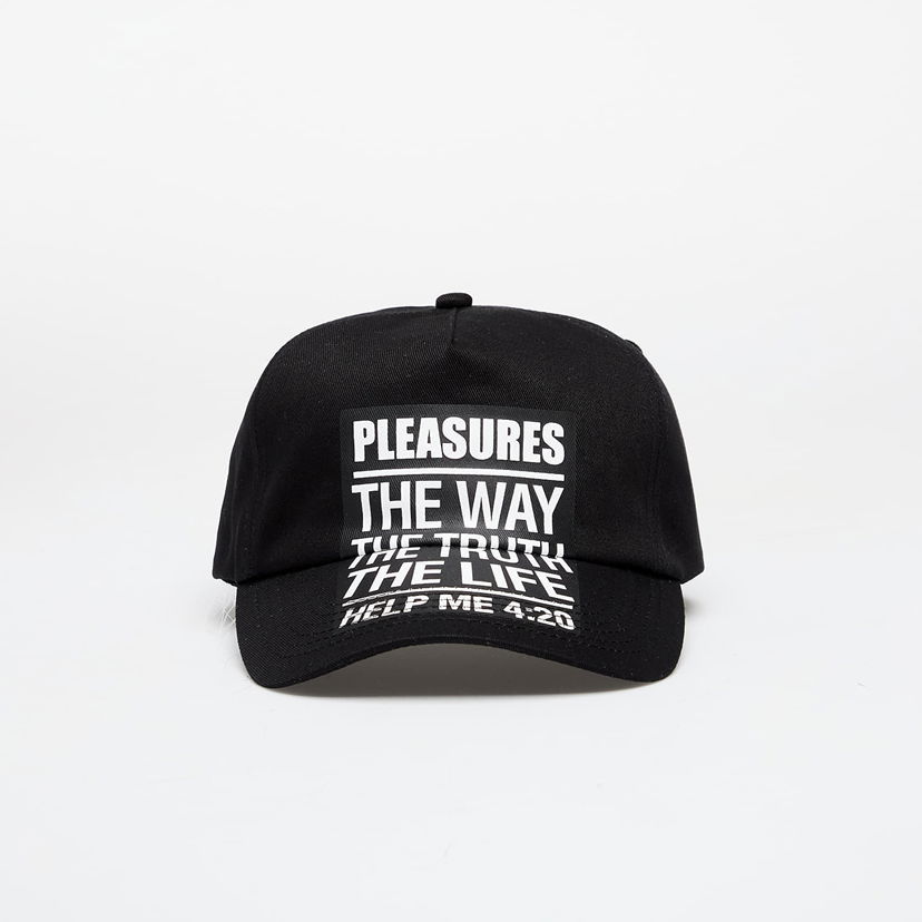 Keps Pleasures PLEASURES Proverb Baseball Cap Svart | P25SU069 BLACK