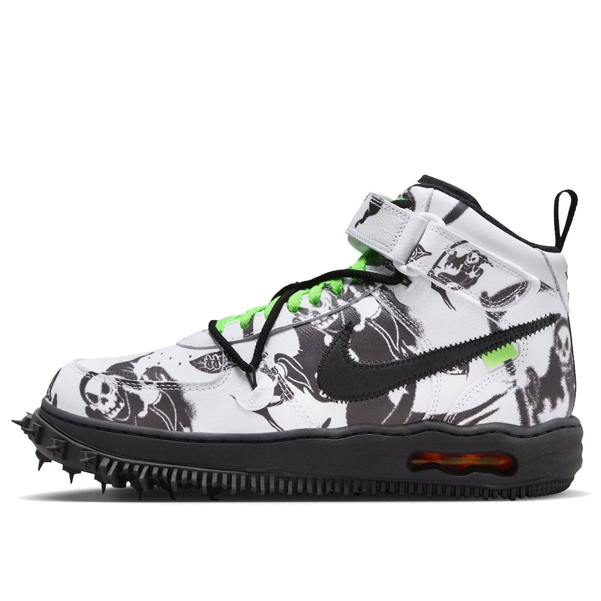 Sneakers och skor Nike Air Force 1 Mid SP Off-White Grim Reaper Vit | DR0500-102, 1