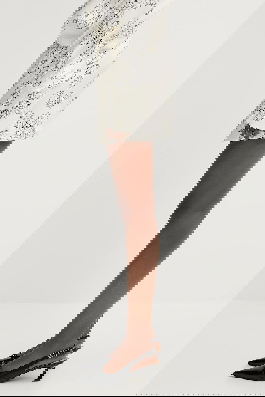 Shorts Anine Bing Anine Bing Kam High Waist Shorts Vit | A.05.11007, 1