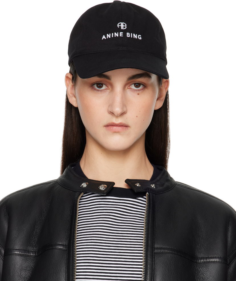 Keps Anine Bing Anine Bing Jeremy Baseball Cap Svart | S-12-9084-000