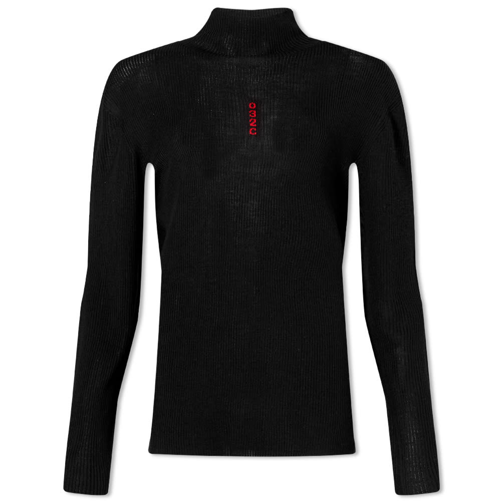 Sweater 032C Seamless Turtleneck Svart | FW22-K-1051-W, 0