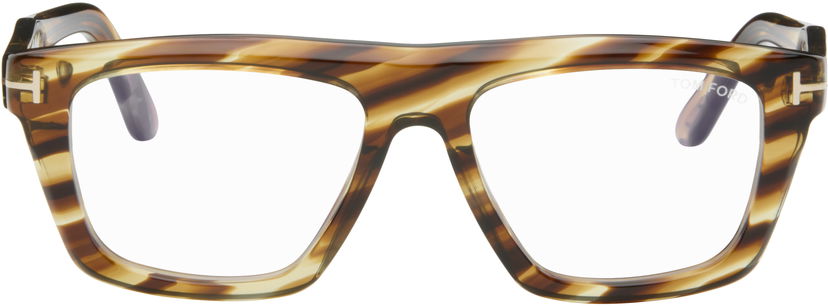 Solglasögon Tom Ford Tom Ford FT6059-B Blue Light Glasses Brun | FT6059-B_54055