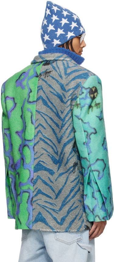 Jacka ERL ERL Printed Blazer Grön | ERL07J032, 2