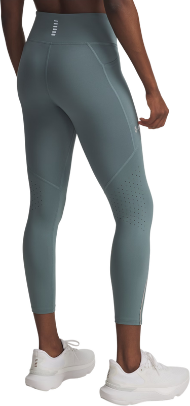 Damasker Under Armour Launch Ankle Tights with Perforated Panels and Reflective Detail Turkos | 1369771-587, 1