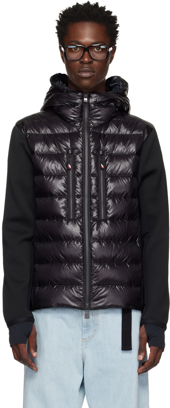 Sweatshirt Moncler Padded Down Hoodie Svart | H20979B00006C9043