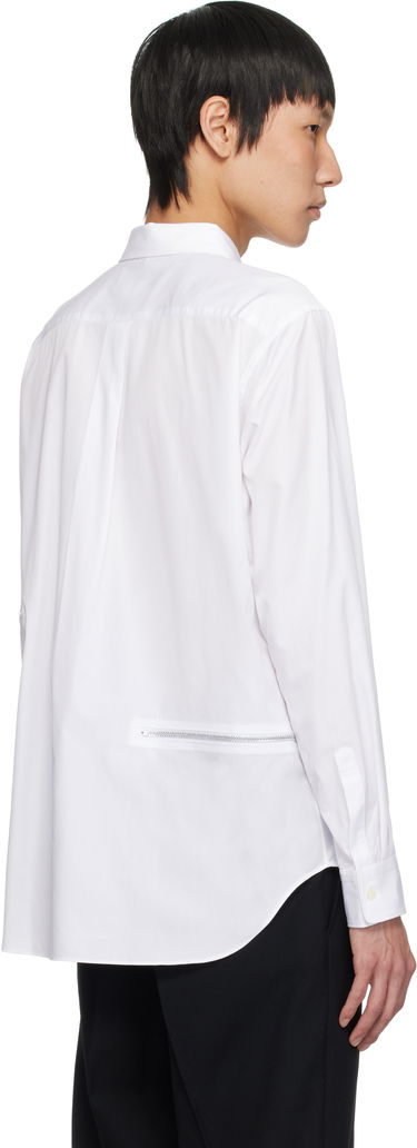 Skjorta Comme des Garçons Homme Deux Cotton Broad Shirt Vit | DO-B027-051, 2