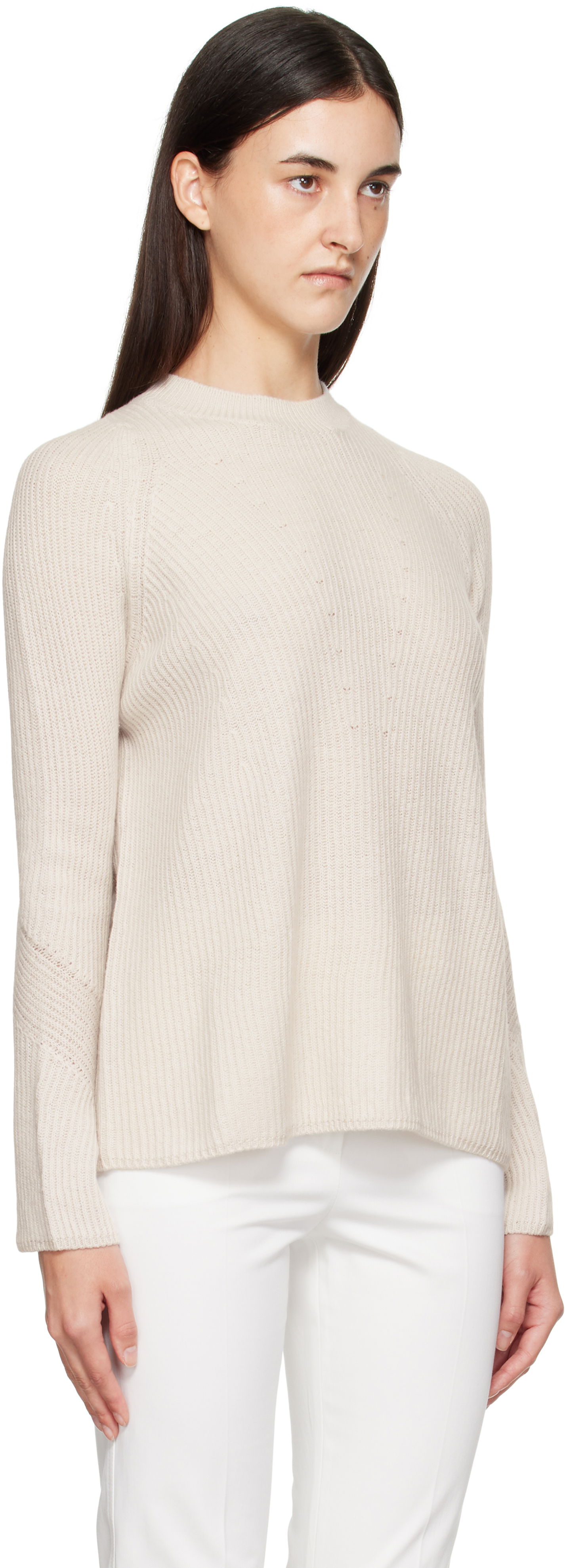 Sweater Max Mara Max Mara Molveno Knit Sweater Beige | 2529366121600, 1