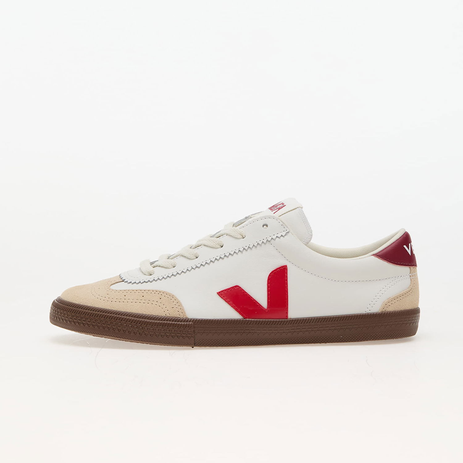 Sneakers och skor Veja Volley White Pekin Bark Vit | VO2003533B, 0