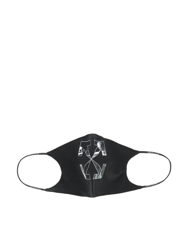 Tillbehör Off-White Caravaggio Arrow Simple Mask Svart | OMRG003F21FAB003 1009, 0