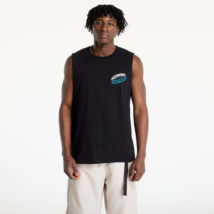 Linne Horsefeathers Horsefeathers Orbit Tank Top Svart | SM1378A