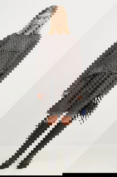 Sweater Ottolinger Ottolinger Knit Chunky Sweater Grå | 1070201521, 4