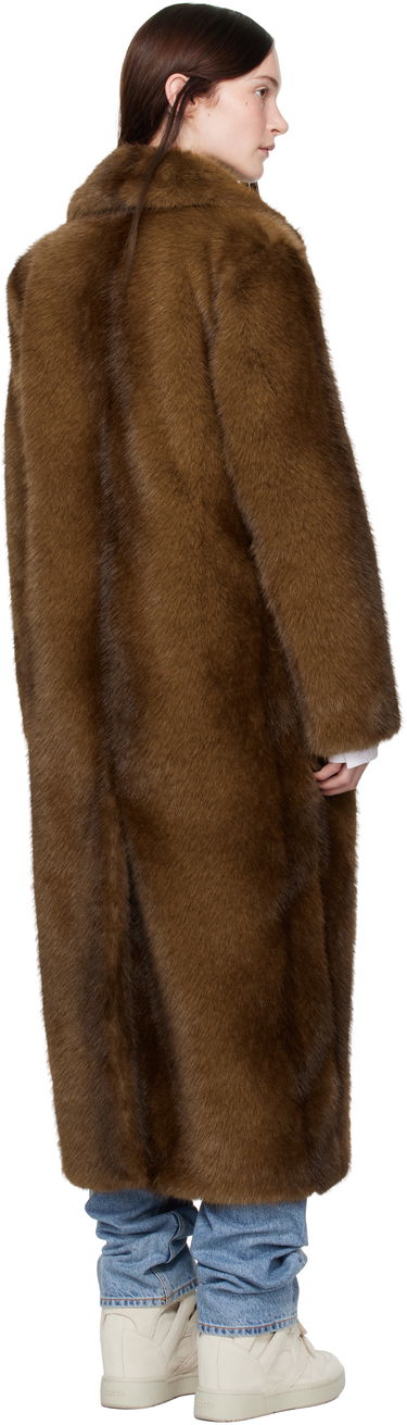 Rockar STAND STUDIO Nora Faux-Fur Coat Brun | 66410-9019, 2