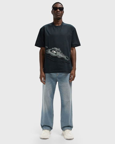 T-shirt Lacoste T-Shirt Embellished Beaded Crocodile Runaway Collection Svart | TH5052-1LI, 1