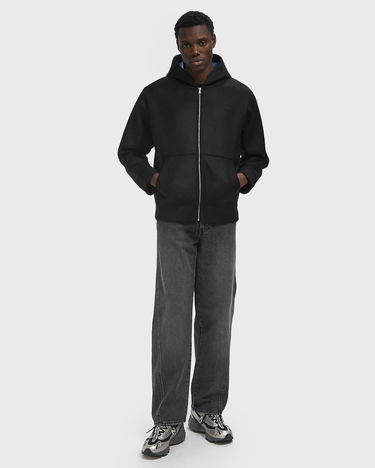 Sweatshirt A.P.C. A.P.C. Alvin Zip-Up Hoodie Svart | PSAFU-M27993-LZZ, 1