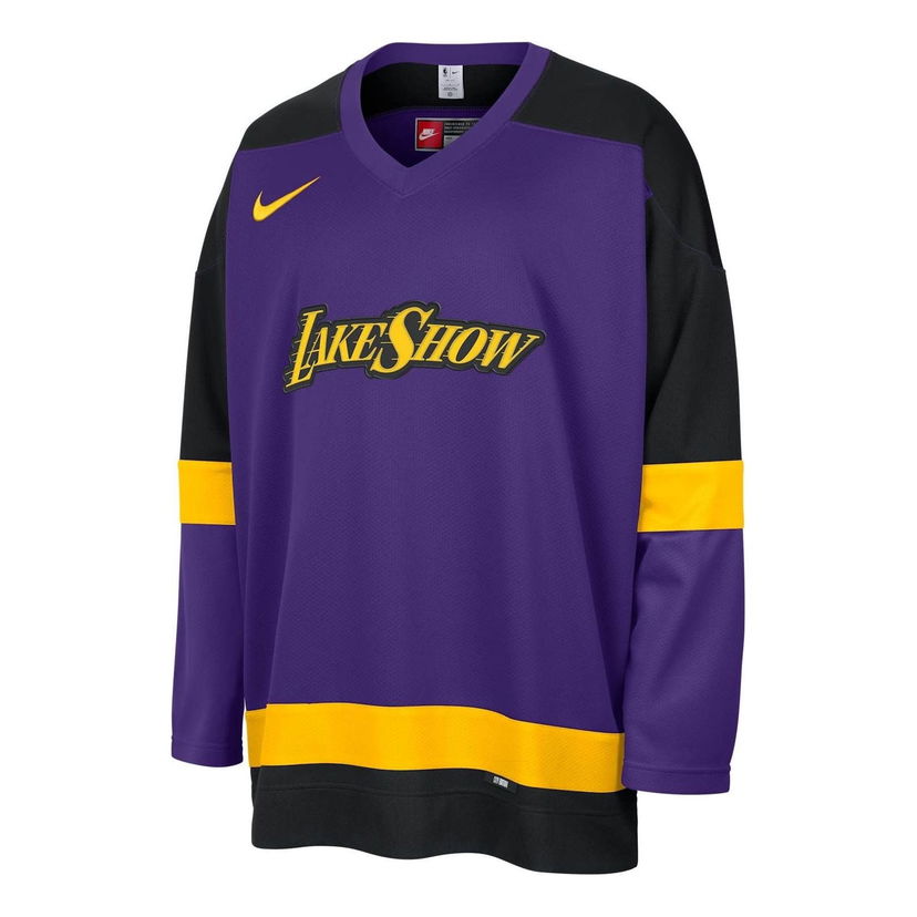 Sweater Jordan Jordan Los Angeles Lakers City Edition Hockey Jersey Purpur | FZ0350-504
