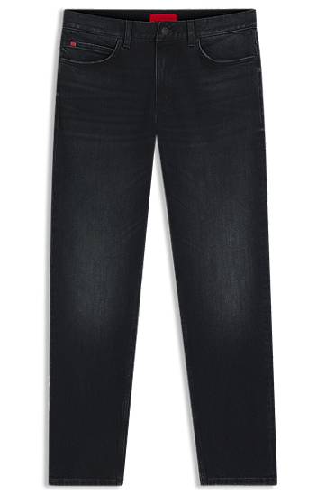 Jeans BOSS Slim-fit stretch denim jeans Svart | 50547255