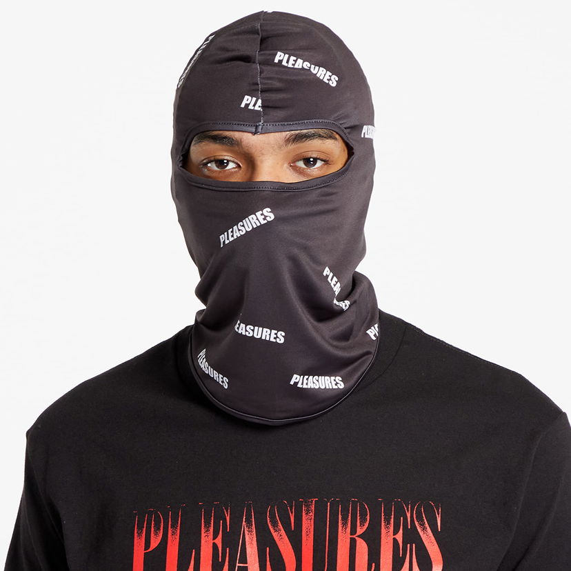 Mössa Pleasures Mini Stamp Balaclava Svart | P23W068 BLACK