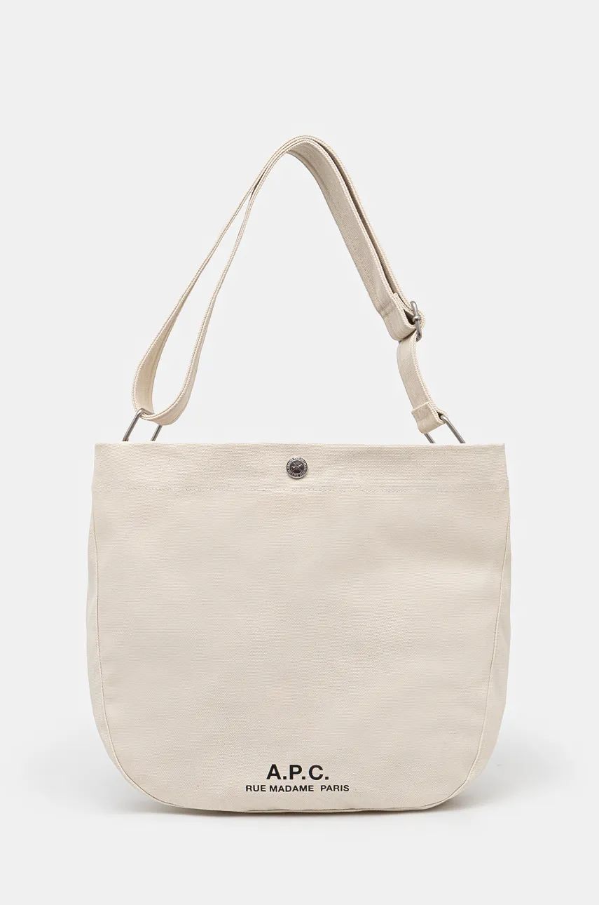 Axelväska A.P.C. Shoulder Bag Beige | PSAJZ.M61939.BAA, 0