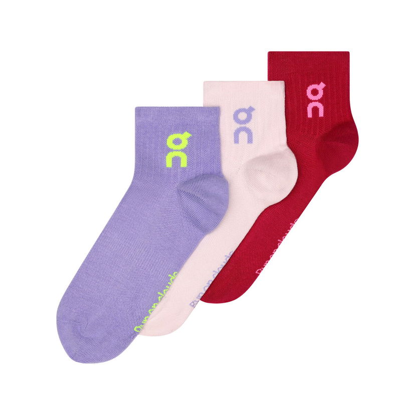 Strumpor On Running Logo Sock Mid 3-Pack Flerfärgad | 2UF10523891
