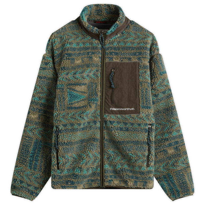 Jacka thisisneverthat SP Sherpa Fleece Jacket Grön | TN253BOWHS01-OLV