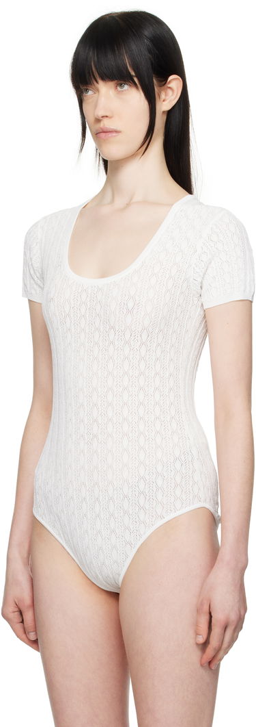 T-shirt Loulou de Saison Loulou de Saison Silas Bodysuit Vit | SILAS, 3