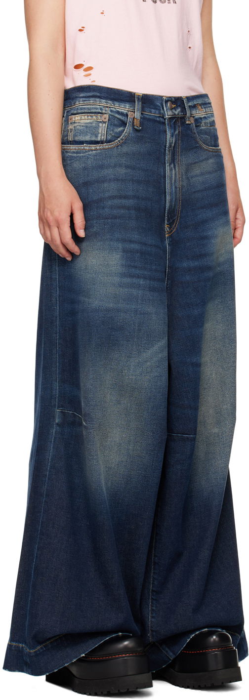 Jeans R13 R13 Jesse Wide Leg Jeans Blå | R13WD082 D144A, 1