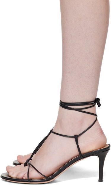 Sneakers och skor Gianvito Rossi Gianvito Rossi Strappy Nappa Heeled Sandals Svart | G32633-70RIC-NAP, 2