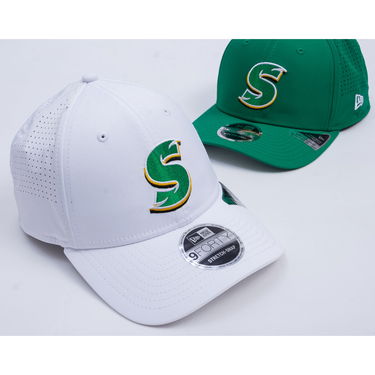 Keps New Era Saskatchewan Roughriders STNGER 9FORTY Stretch-Snap Cap One Size (56-59 cm) Vit | 60756698, 5