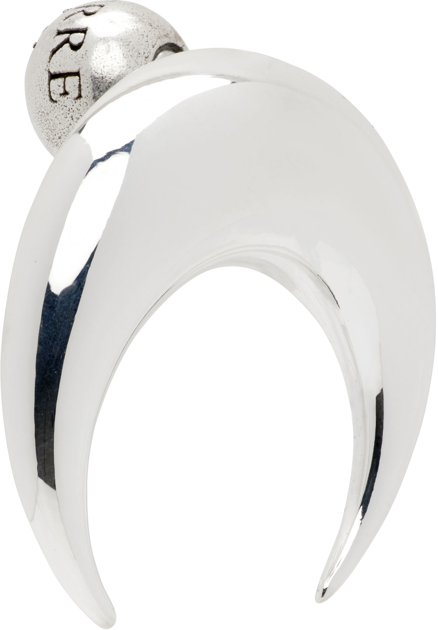 Örhängen Marine Serre Regenerated Tin Moon Stud Earring Metallisk | UJW013ARMET0001, 1