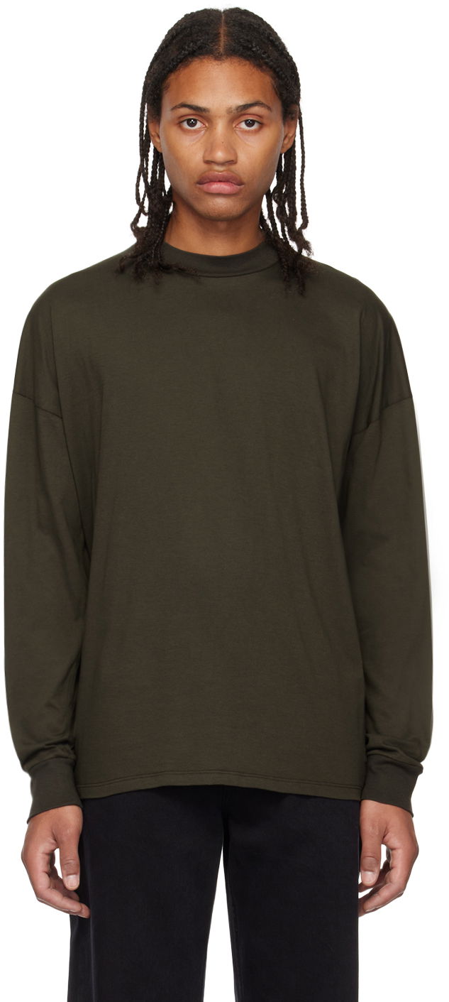 T-shirt The Row Drago Long Sleeve T-Shirt Grön | 288-K291