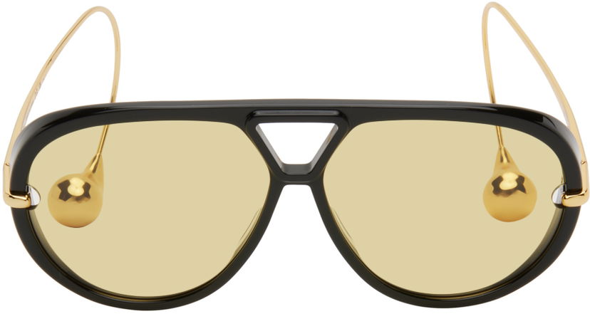 Solglasögon Bottega Veneta Aviator Sunglasses Svart | BV1273S-003