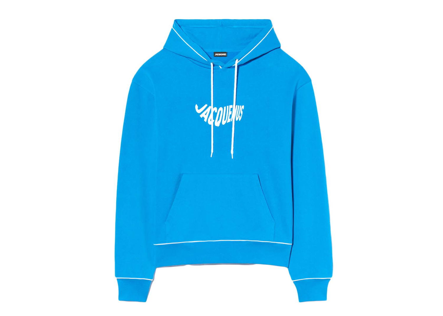 Sweatshirt Jacquemus Le Vague Print Wave Blå | 225JS033-2210 3BK, 0