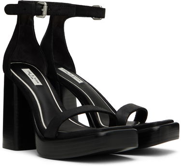 Klä rag & bone rag & bone Matrix Heeled Suede Sandals Svart | WFF22HF019MX19, 3