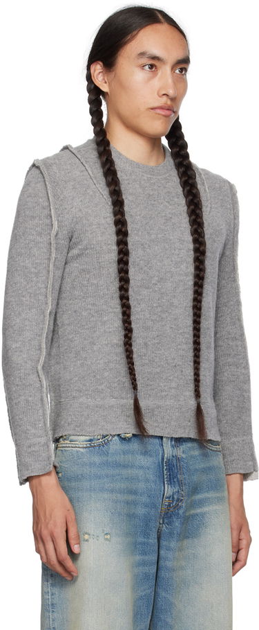 Sweater R13 R13 Flat Sleeve Sweater Grå | R13WY169-Y003A, 1