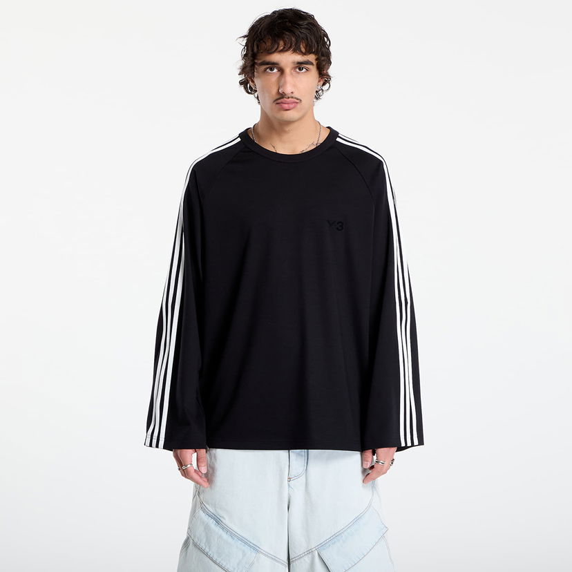 T-shirt Y-3 Y-3 Wire Long Sleeve T-Shirt Svart | JW7351