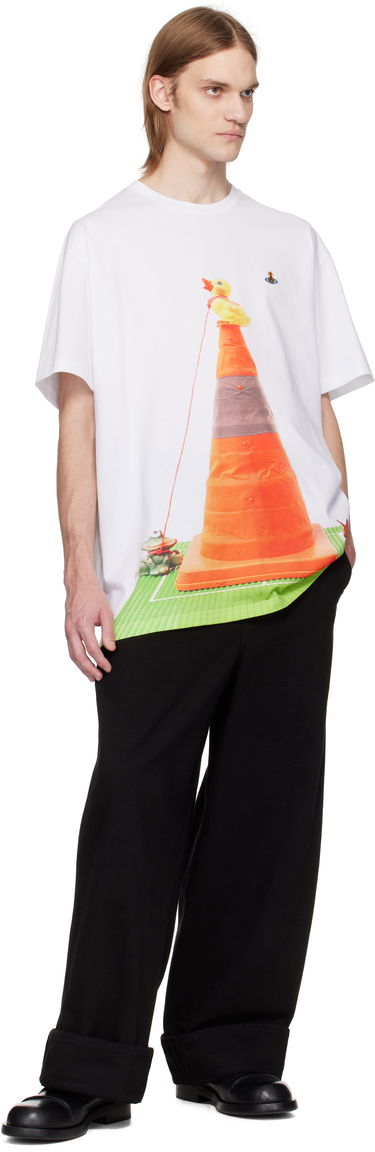T-shirt Vivienne Westwood Vivienne Westwood Oversized Cone T-Shirt Vit | 3G01003D-J001M-, 3