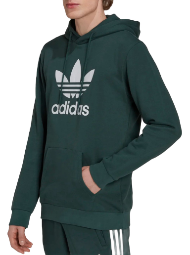Sweatshirt adidas Originals Hoodie Trefoil Grön | hk7270