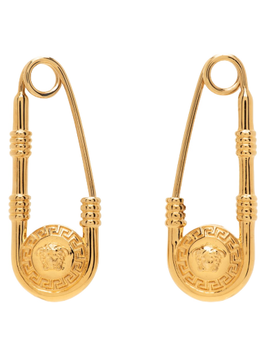 Örhängen Versace Safety Pin Earrings Beige | 1004827_1A00620